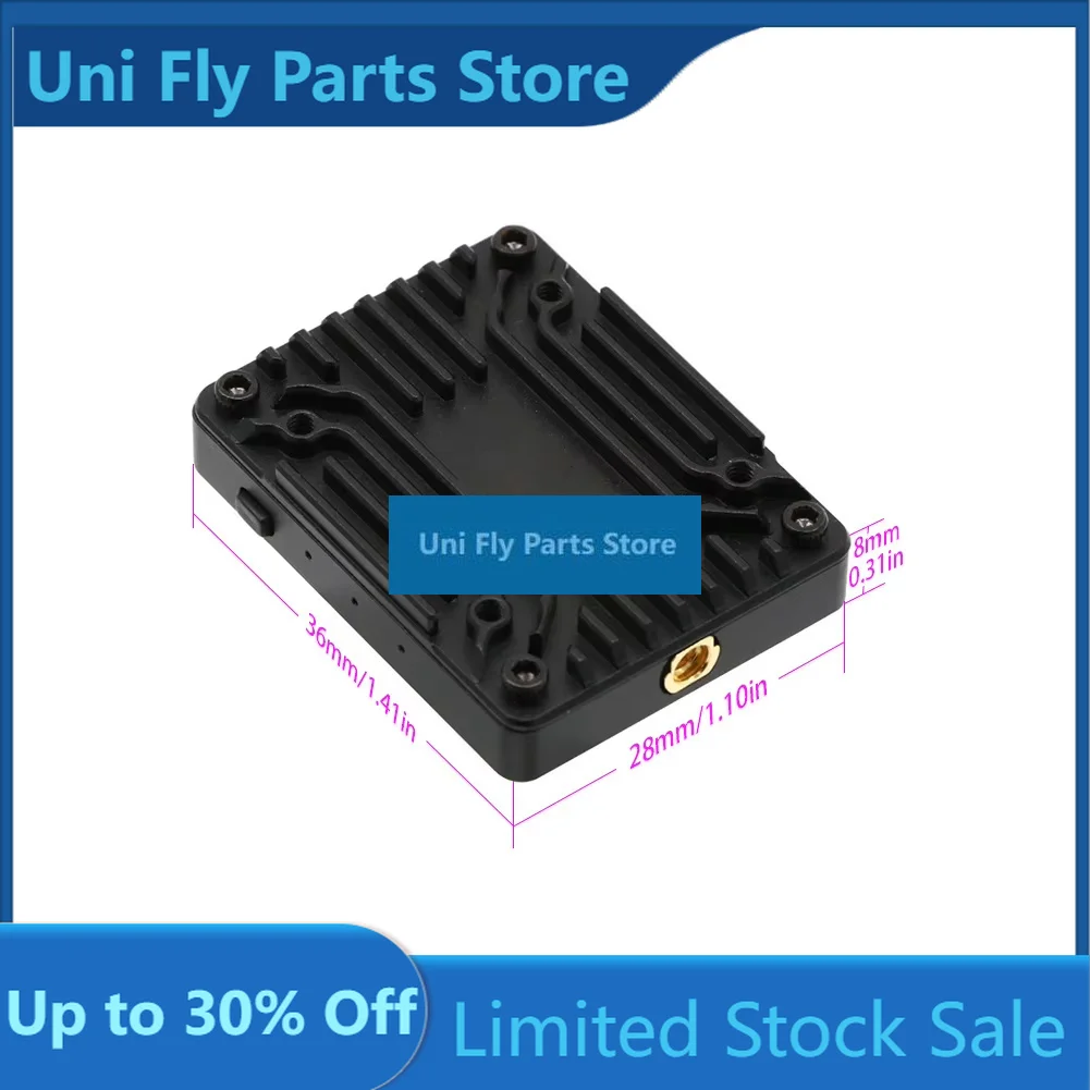 UniFlyFoxeer Reaper Extreme 2.5W VTX 5.8G 80CH Adjustable FPV Transmitter 2-8S 20X20mm For FPV Drones Long Range