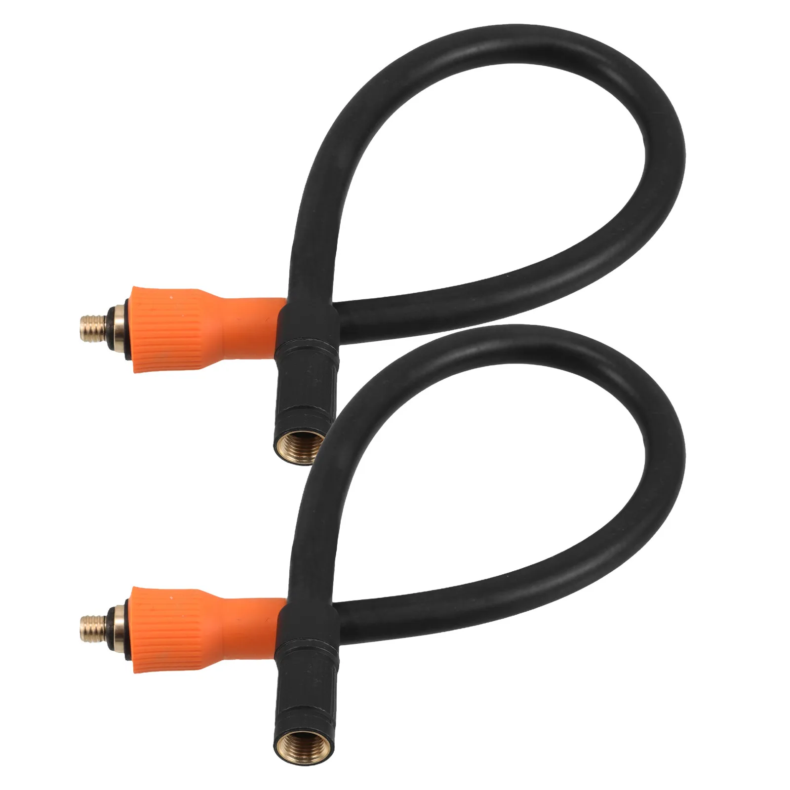 2 adaptateurs de tuyau de gonflage filetés M6, rallonge de tuyau de compresseur d'air pour gonflage de pneus de voiture, vélo et équipement de plein air, rapide