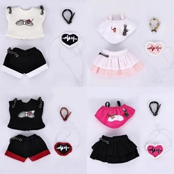 Cute Fashion OB11 Clothes Hat Vest Shorts Skirt Socks Set for YMY, GSC Body, Molly, 1/12bjd, Obitsu 11, UFdoll Toy Accessories