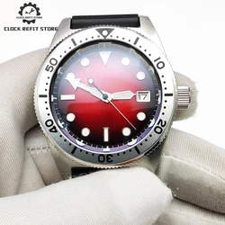 Casual Fashion 40mm Automatic Mechanical Red Men's Watch Sapphire Luminous NH35 Movement Stainless Steel Waterproof Watch