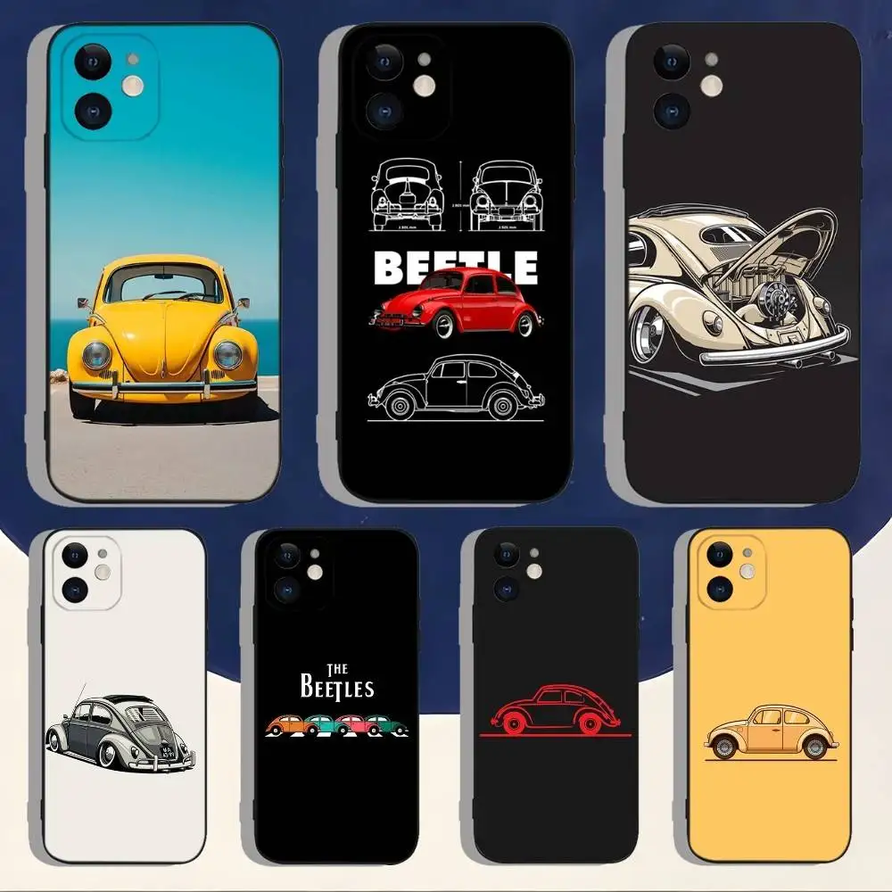 

Golf MK1 GTI Car V-VolkswagenS Phone Case For iPhone 16,15,14,13,12,11,Pro,Max,Plus,X,XS,XR,SE,8,7,Mini,Soft Silicone Black Case