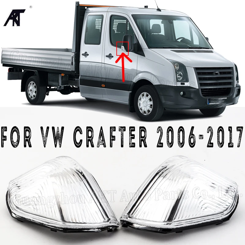 Mirror Indicator Lens Right and Left 2 E0953049A 2 E0953050A for VW Crafter Mercedes Sprinter 2006 E0953049A 2 E0953050A