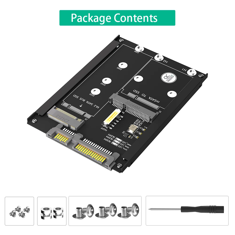 M.2 NGFF to SATA Adapter MSATA To USB SATA 3.0 Converter External 2-in-1 mSATA m.2 NGFF to SATA USB Adapter Riser Card