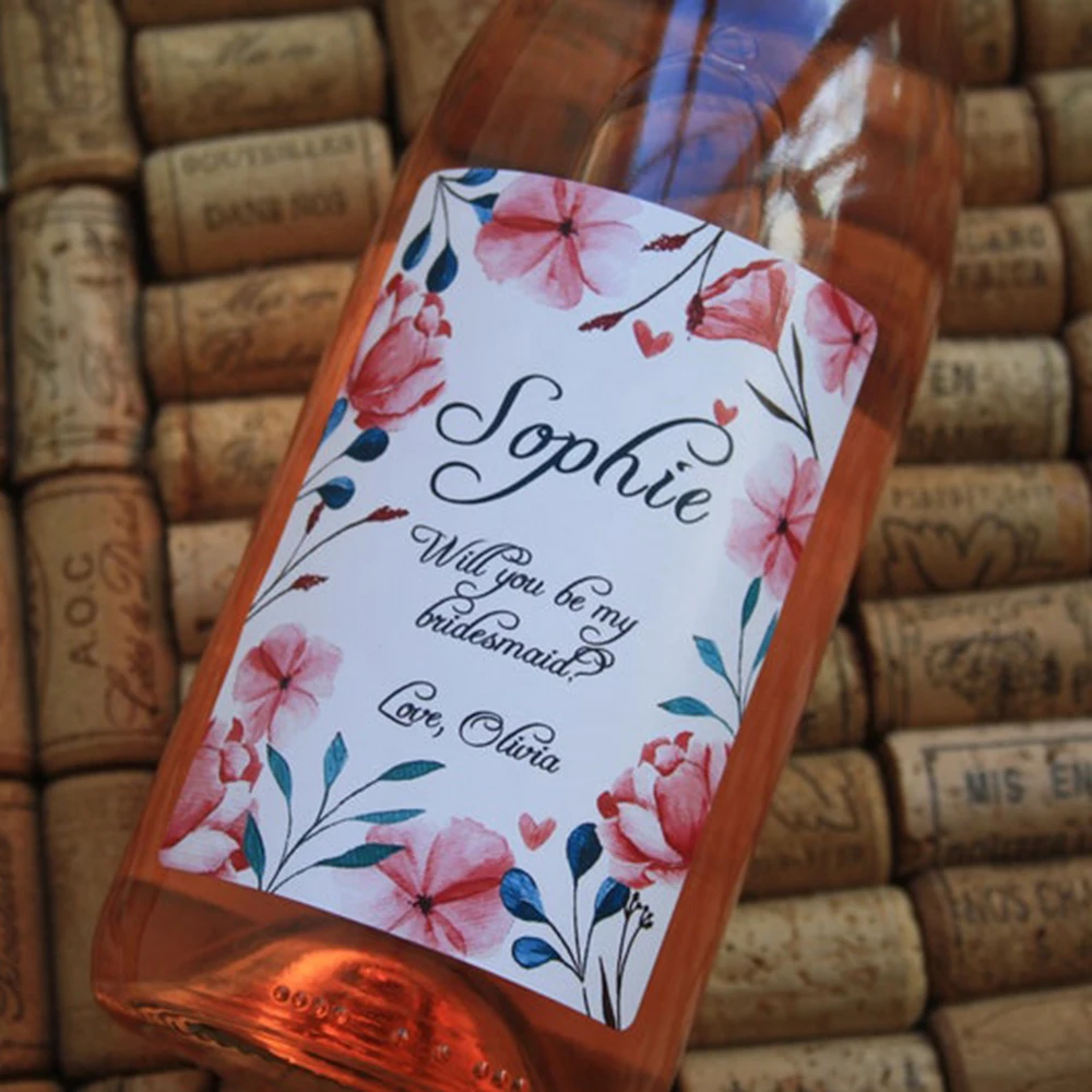 9x12cm 20pcs Beer Bottle Labels Personalized Custom Home Brew Tags Beer Label Personalised Christmas Labels