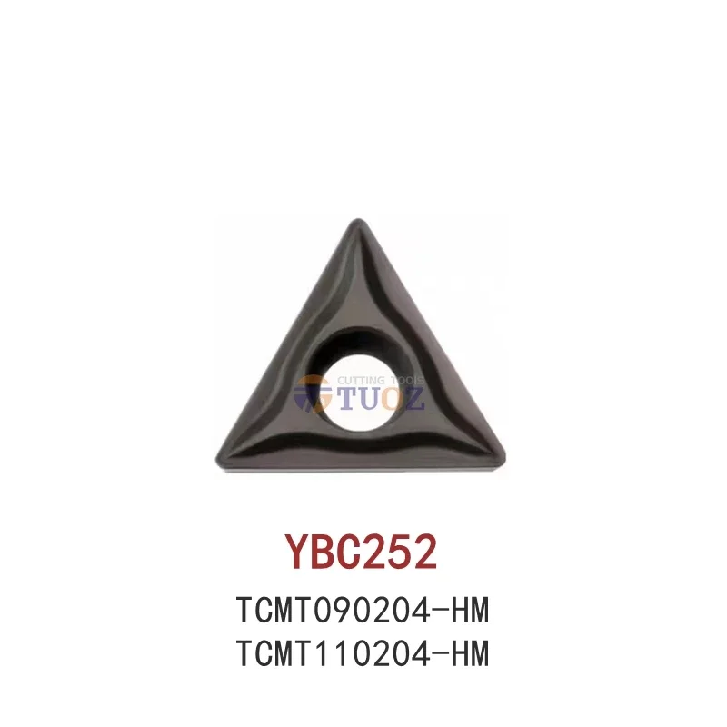 100% Original TCMT090204-HM TCMT110204-HM YBC252 TCMT 090204 110204 HM CNC Lathe Toolholders Carbide Inserts for Steel