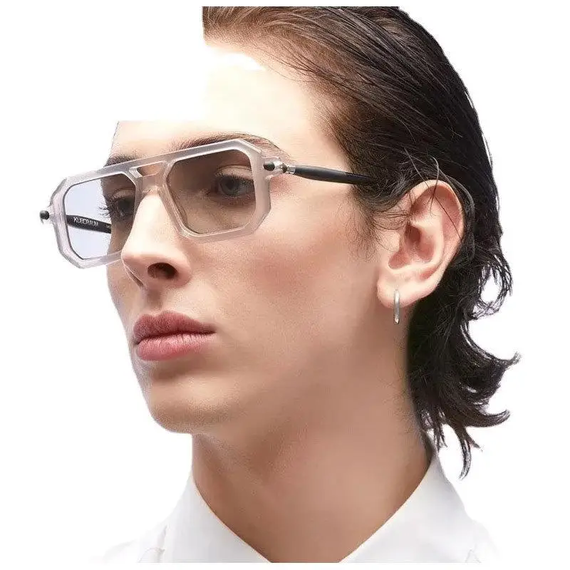 

Модные уличные очки UV 400, мужские солнцезащитные очки, женские солнцезащитные очки с двойной перемычкой