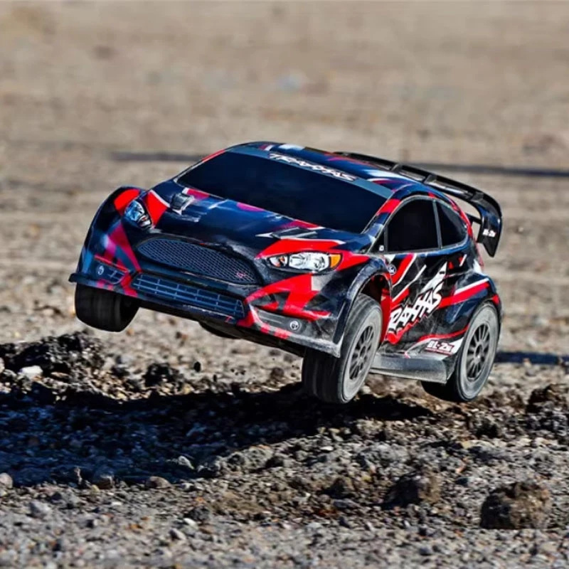 Traxxs BL-2s fiesta st rally 74154-4 1/10 4wd rc carro simulação de controle remoto elétrico sem escova modelo de veículo de rally de alta velocidade