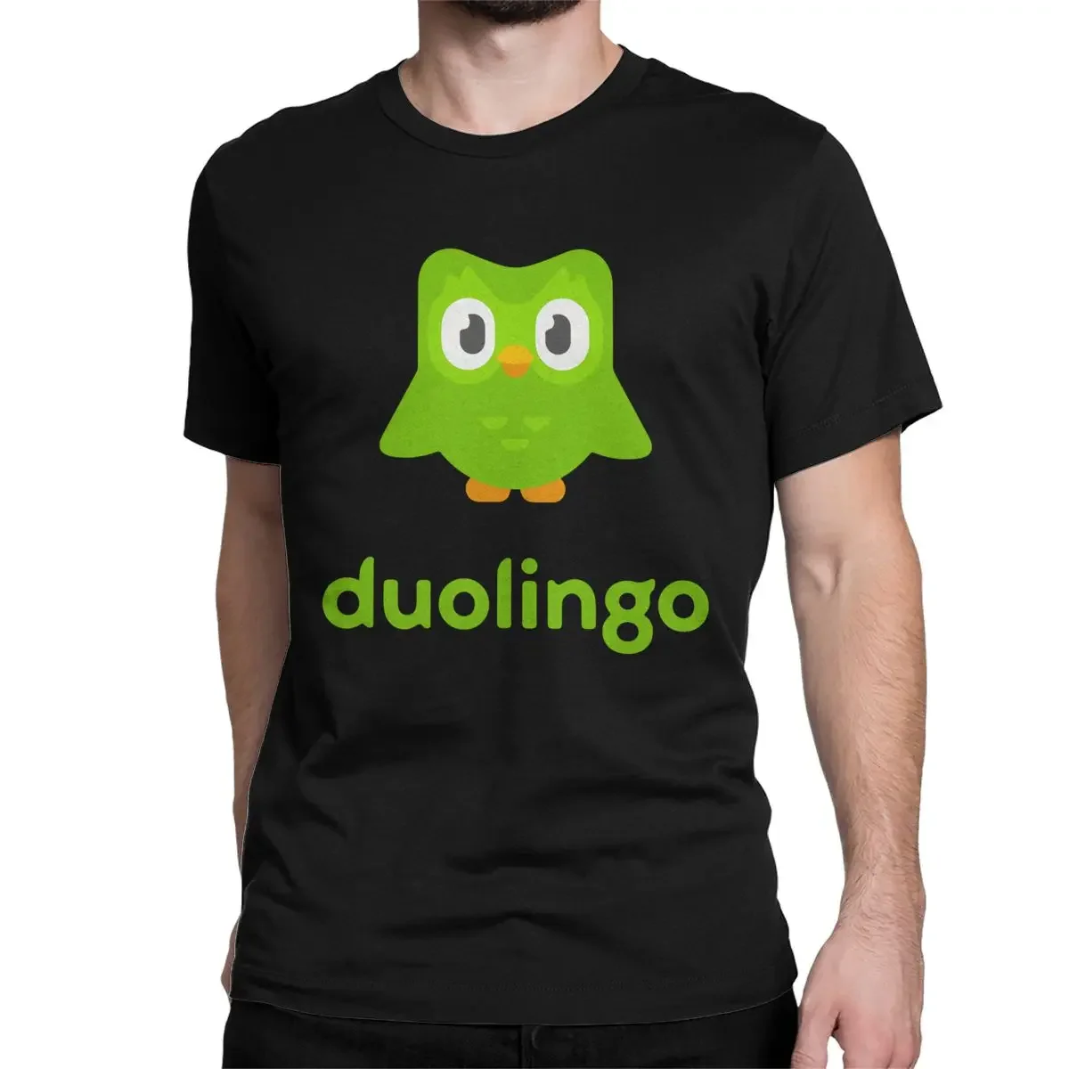 Men Women's T-Shirt Duolingo Novelty Cotton Tees Short Sleeve Cartoon Owl T Shirt O Neck Clothing Gift Idea