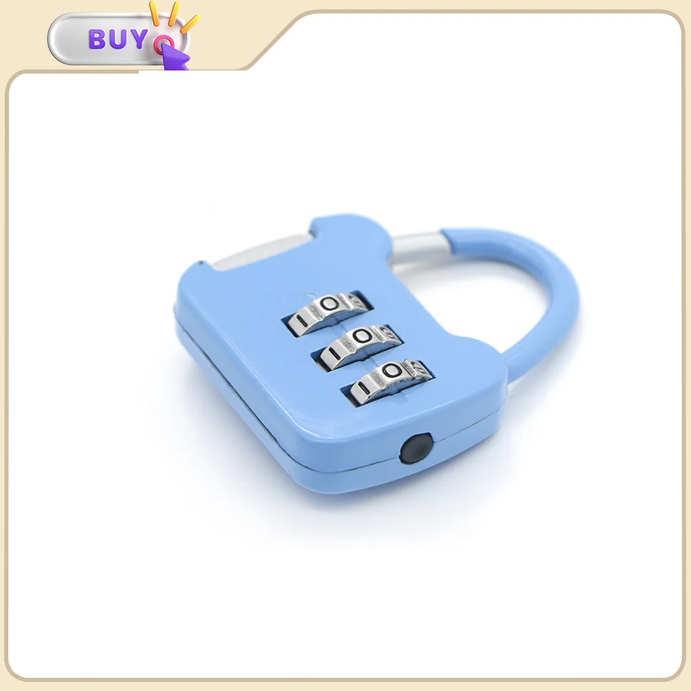 

Suitable For Original Baggage Customs Lock Blue Luggage Accessories Combination Lock Simple Portability Anti-theft Security