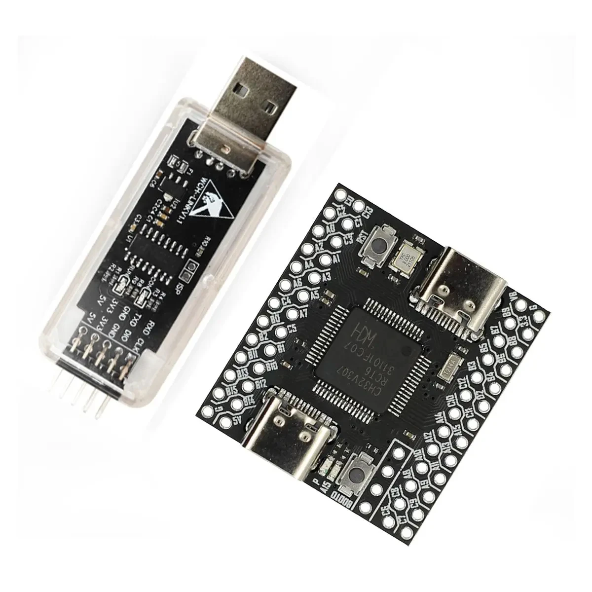 CH32V307RCT6 Development Board Core Board Small Size MINI Version RISC-V WCH USB