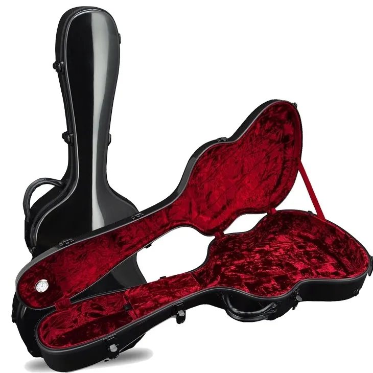 

Hooqu High Quality Hard Fiberglass Guitar Case for Classic Guitar Stringed Instruments Parts & Accessories