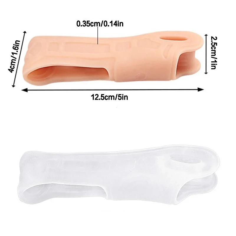 1PCS Silicone Gel Thumb Corrector Bunion Foot Toe Hallux Valgus Protector Separator Finger Straightener Adjuster Foot Care Tool