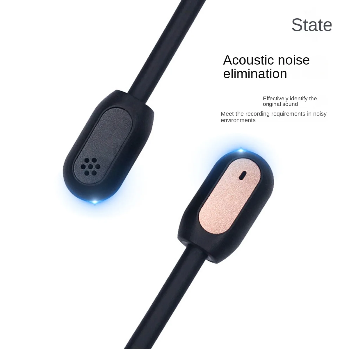 A57g-acessórios de fone de ouvido de redução de ruído microfone microfone 3.5mm plug para bose qc35 qc35ii fones de ouvido com microfone microfone