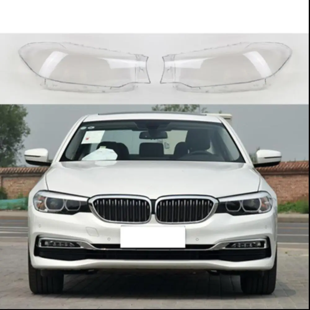 

Car front lamp cover Headlight Light Lens Covers Doors Sedan For 18-20 BMW 5 series G30 G38