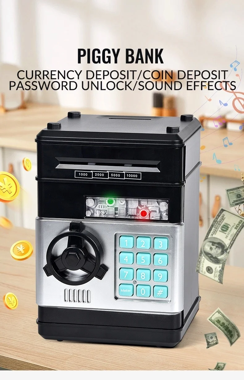 children's-cartoon-password-box-piggy-bank-atm-safe-music-automatic-roll-money-piggy-bank-deposit-machine-toy
