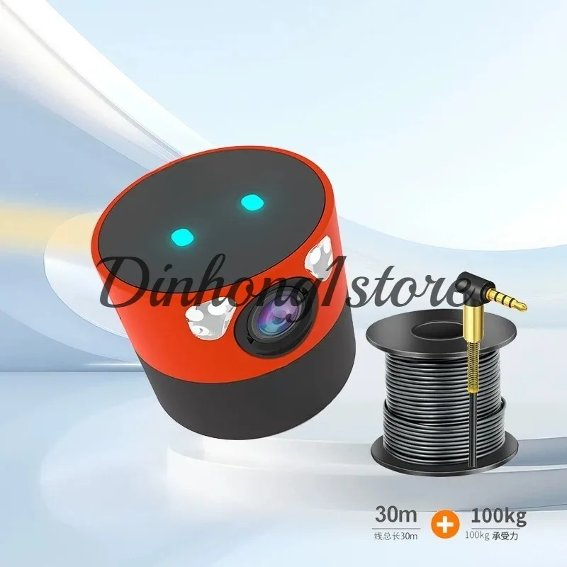 Underwater 360-degree rotating camera ultra-high-definition camera for visual fishing and anchor fishing tools