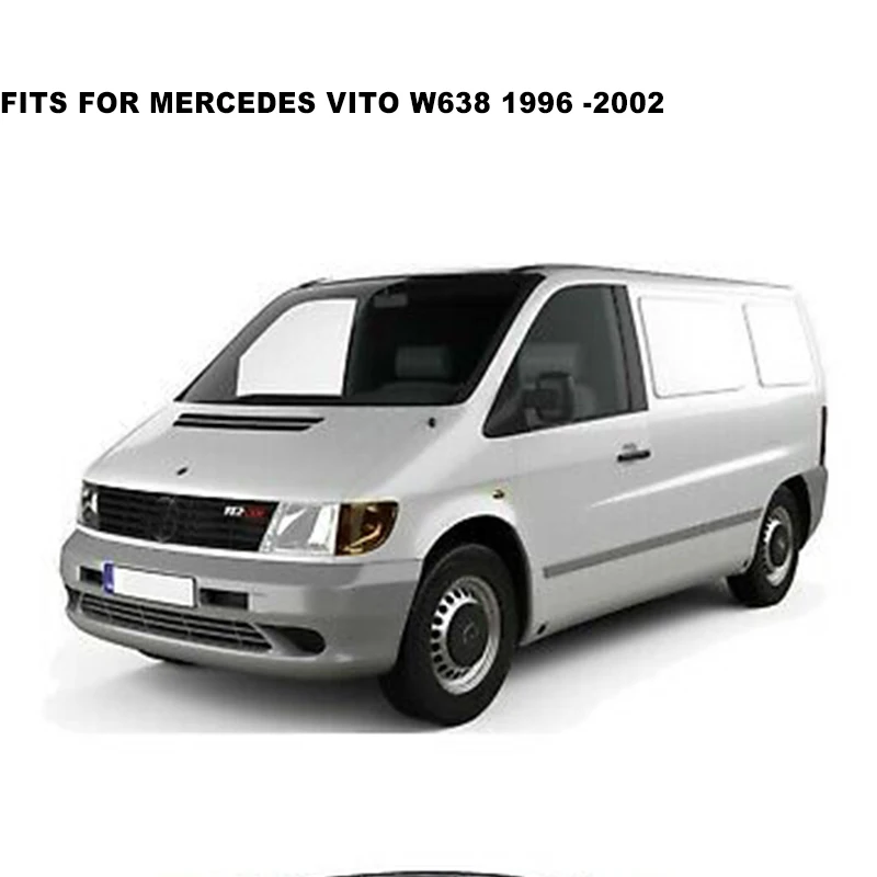 Window Visor For Mercedes Vito W638 1996 1997 1998 1999 2000 2001 2002 Car Side Window Wind Deflectors Sun Rain Deflector Guard