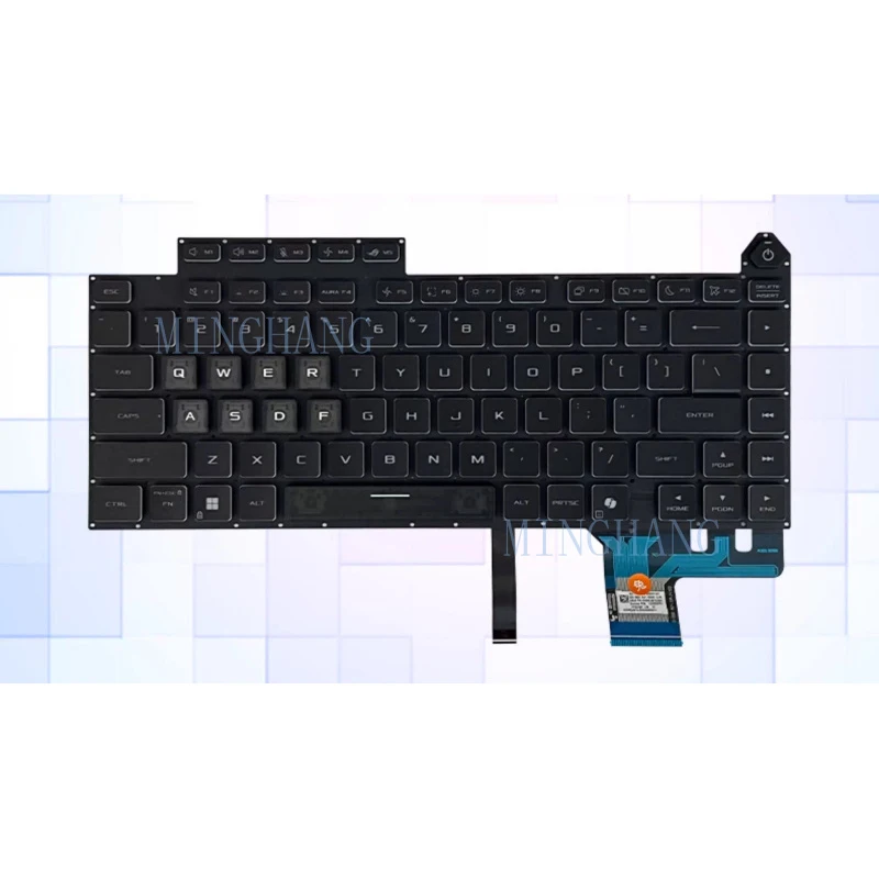 

M New for ASUS 9Plus ROG Strix G635 G635J 2025 US Keyboard Colorful RGB backlit