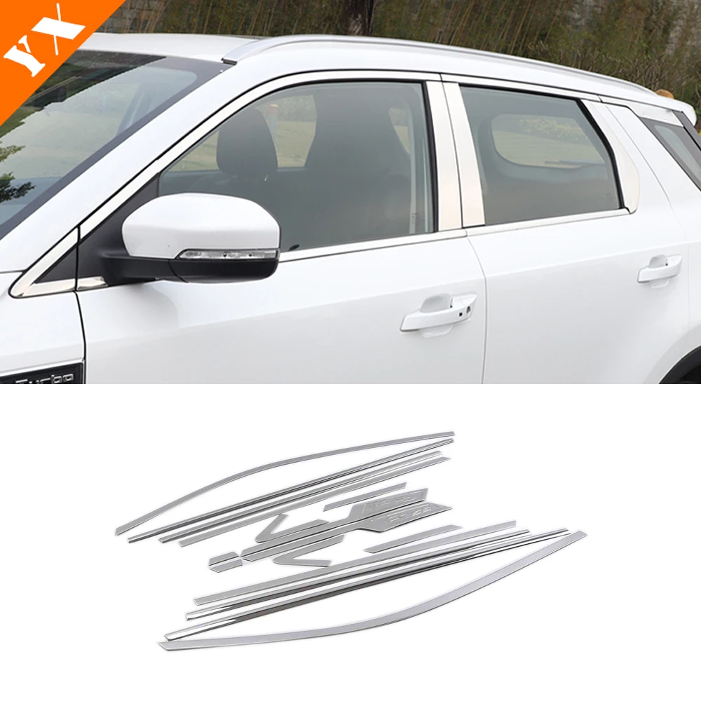 

Stainless Garnish For Changan CS55 Accessories 2017-2020 Car Window Trim Protector Plate Anti Hit/Dust/Scratch Decor Sticker Cov