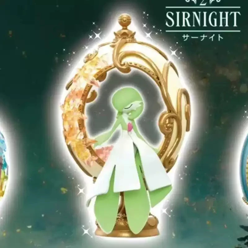 Original Pokemon Animation Game Peripheral Toys Ovaltique Collection Gardevoir Boxed Gacha Gashapon Anime Action Model Figures