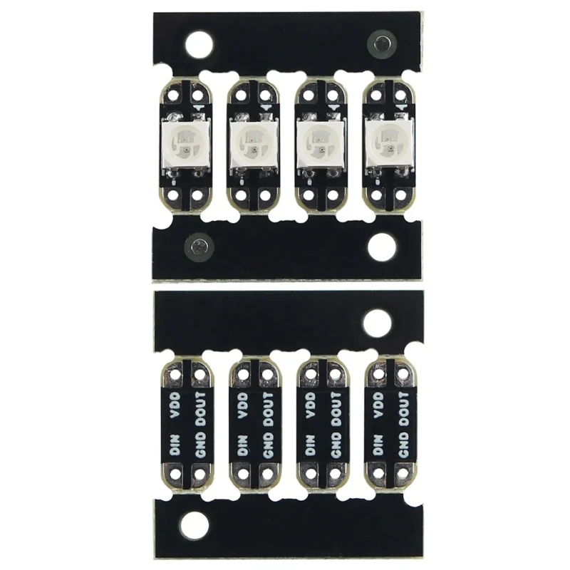 Sequins Board with 1M 26AWG wire and LED WS2812 3535 Bright For Voron Mini Extruder