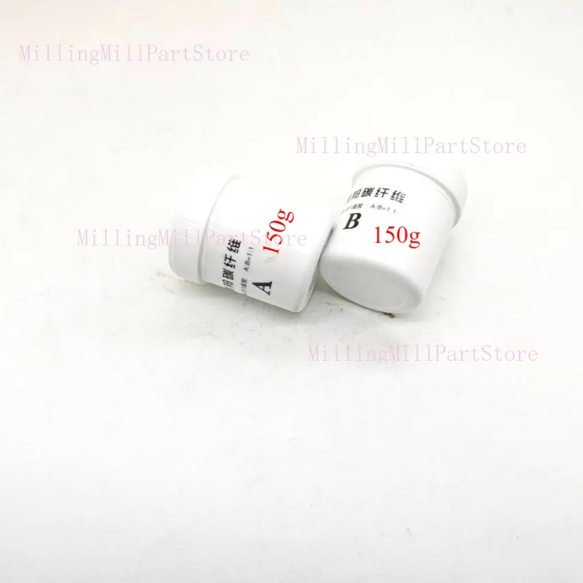 Cola epóxi de resina de fibra de carbono 2:1 a + b, cola de impregnação de superfície, cola inferior 1:1 a + b, cola de fibra de carbono diy, alto brilho, fácil penetração