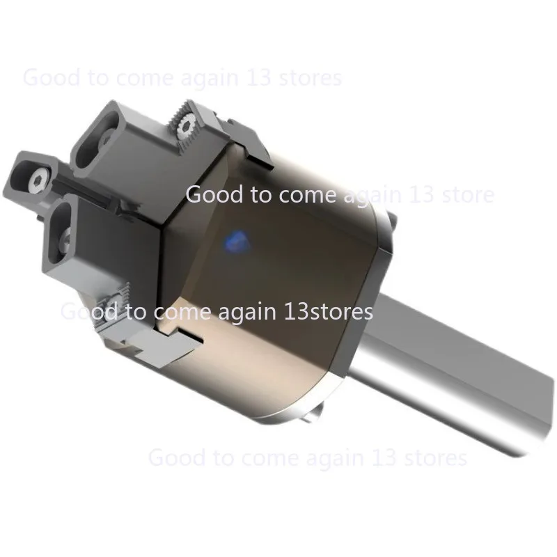 1set CNC Lathe Pneumatic Puller Three Jaw Gripper Automatic Feeding Clamp For Hexagonal Bar Processing Lathe Machine Accessories