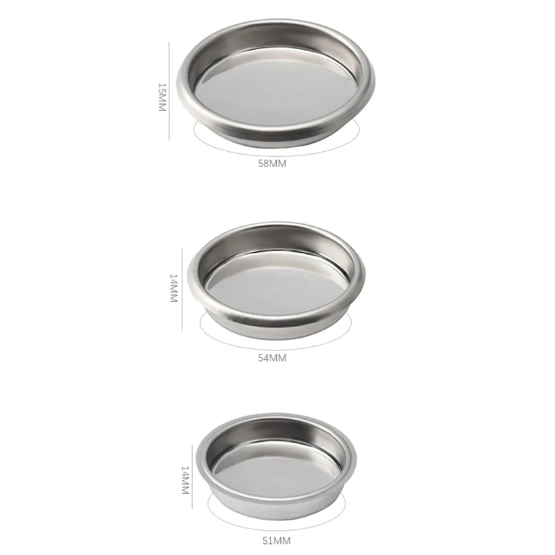 Praktyczny kosz filtrujący do ekspresu do kawy 54MM Clean Blind Bowl do ekspresu do kawy Breville Sage 8 do ekspresu do kawy Breville 870 Akcesoria