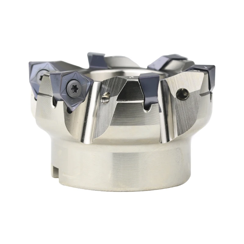 Imagem -06 - Mfwn-cabeça de Corte Pesado Fresa 90 Graus Dupla Face Plano Hexagonal Wnmu08 Insert Mfwn90050r-mfwn90100r