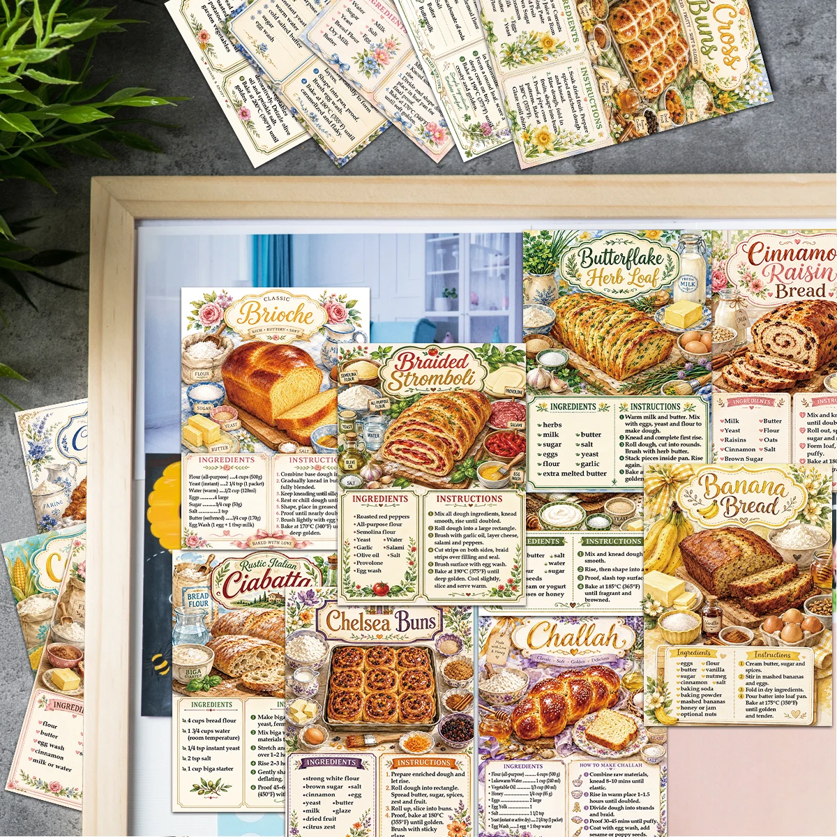 25 cartes de recettes de pâtis - Vintage Collectible Cards avis et prix