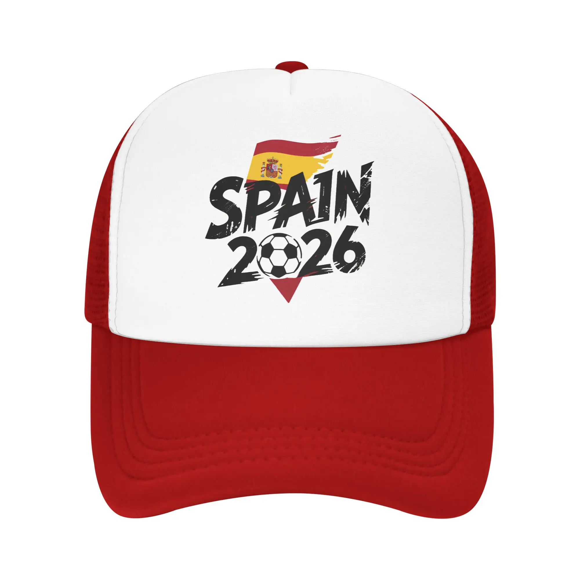 Spain Football Match 2026 Mesh Baseball Caps Men Women Trucker Worker Cap Usa Canada Mexico Soccer Dad Hat Summer Trucker Hats