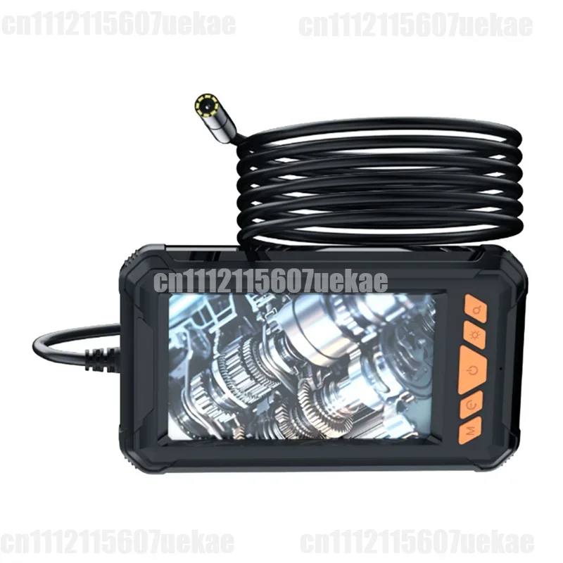 For Portable 5M Industrial Snake Camera 8MM Lens 4.3 IPS Screen Automotive Drain Inspection Camera