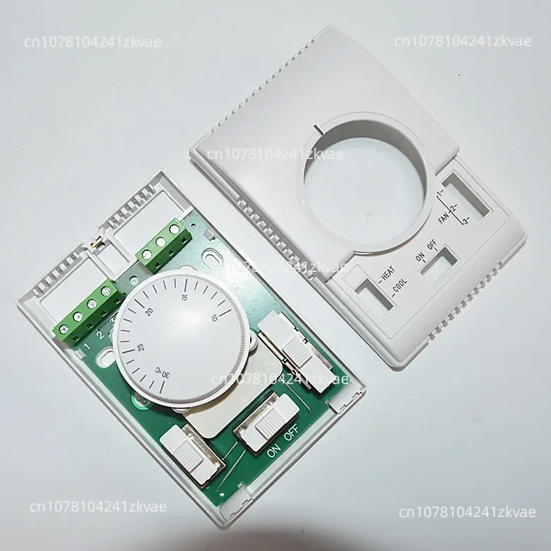 

Central air conditioning mechanical temperature controller rotary switch panel three speed switch fan coil unit