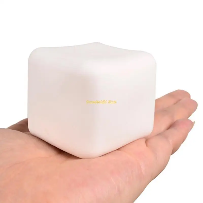 WXTD 2 pcs ความเครียดของเล่นจำลองเต้าหู้สีขาวเต้าหู้บีบ photostudio