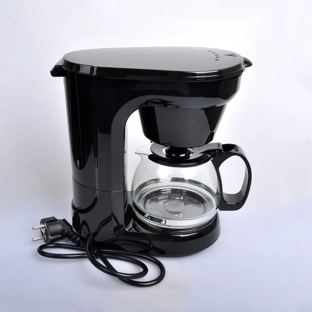 Houselin 750ML Small Coffee Maker, Compact Coffee Machine with Reusable Filter, Warming Plate and Coffee Pot for Home and Office