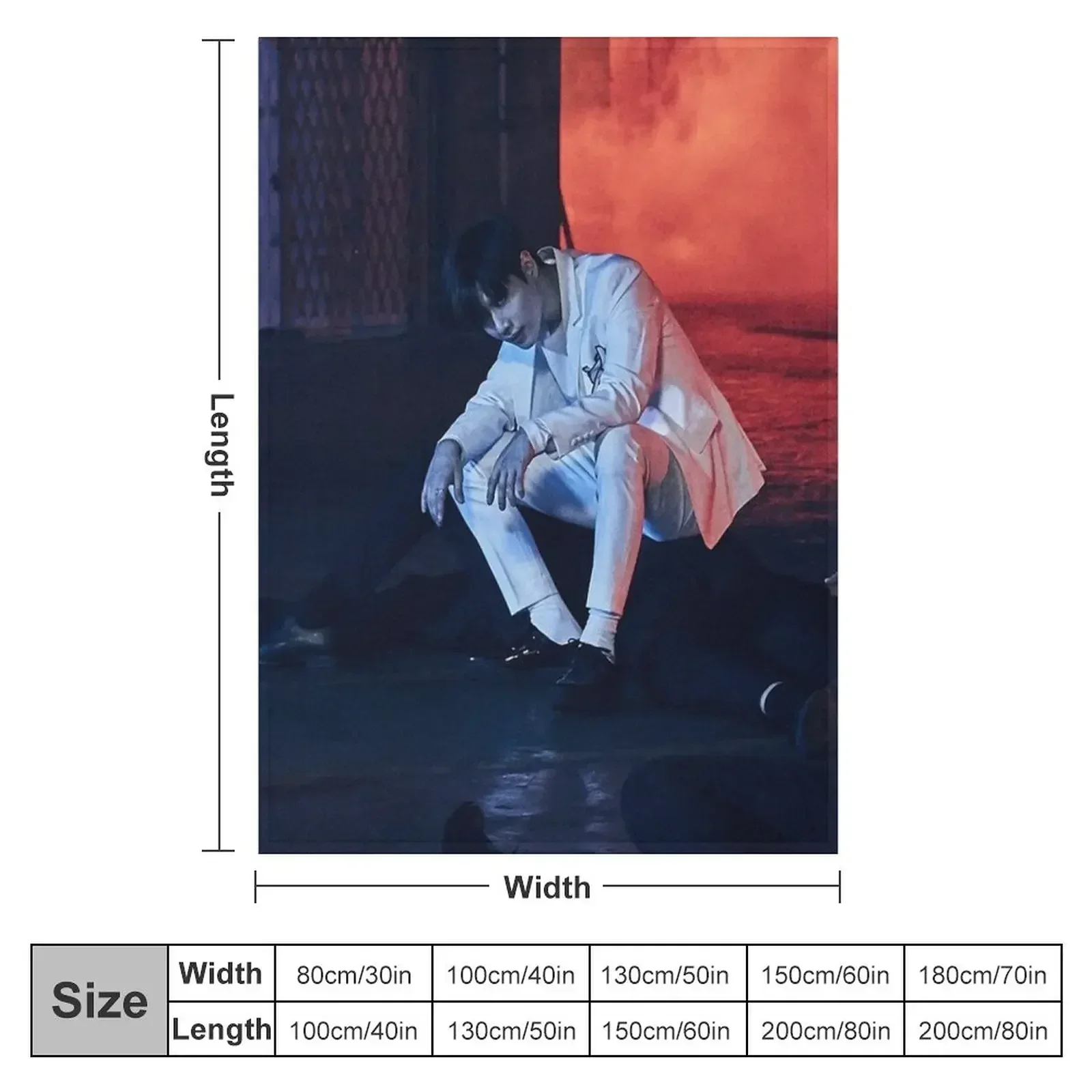 SHINee TAEMIN THIRSTY Throw Blanket Beautifuls Luxury Designer Travel Blankets