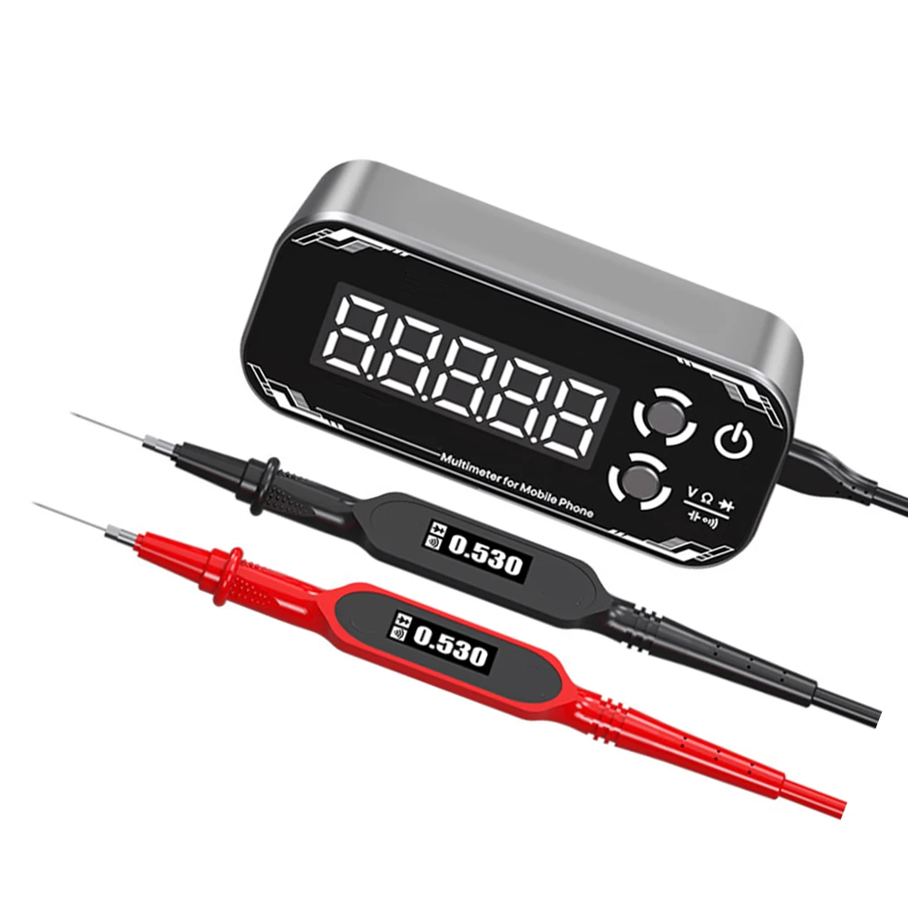 0.0001 Resolution High Digital Multimeter With Three Display Screens For Voltage Resistance Capacitance Measurements Tools