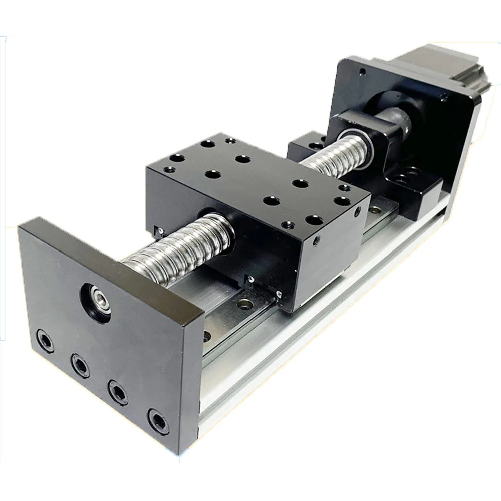 Imagem -03 - Guia Linear Trilho Ballscrew Sfu1204 1605 Mgn c7 com Nema23 Stepper Motor para Faça Você Mesmo Cnc Router Peças x y z Estágio Linear Gx80