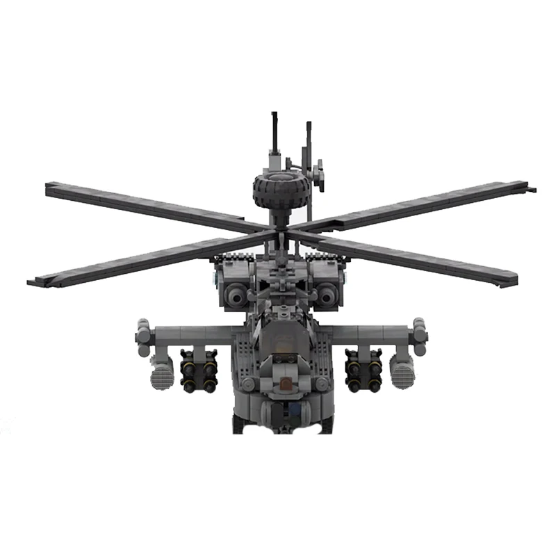 WW2 Militare Fighter Serie Boeing AH-64 Aerei MOC Building Block Kit Modello FAI DA TE Educazione Mattoni Giocattoli Per Bambini Regali di Festa