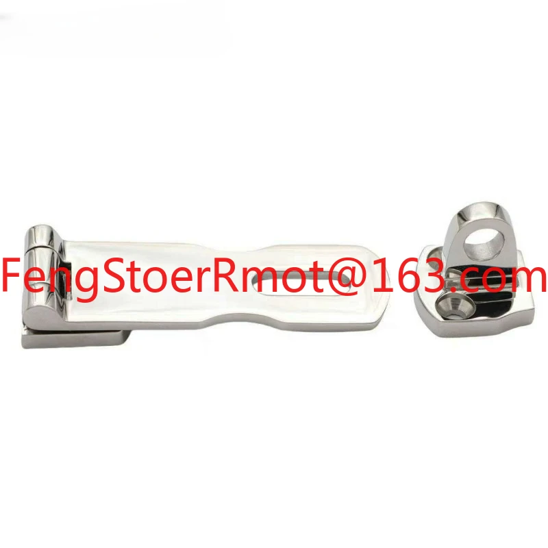 Padlockable revolving door buckle 316 stainless steel buckle door buckle, lock, marine yacht hardware accessories
