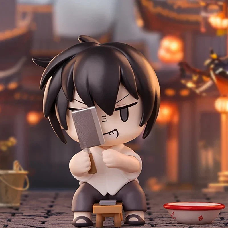 POP MART Under One Person Folk Serie personalizzata Scatola cieca Giocattoli Scatola misteriosa Guess Bag Doll Cute Anime Figure Collezione desktop