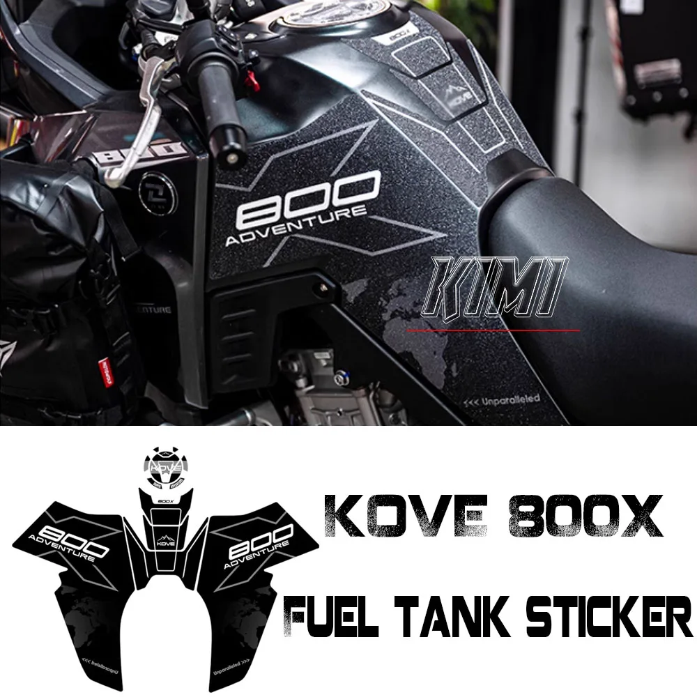 

Motorcycle Sticker Gas Fuel Tank Side Decal Protector Traction Pad Cover Decoration Sets For KOVE 800X For Colove 800X