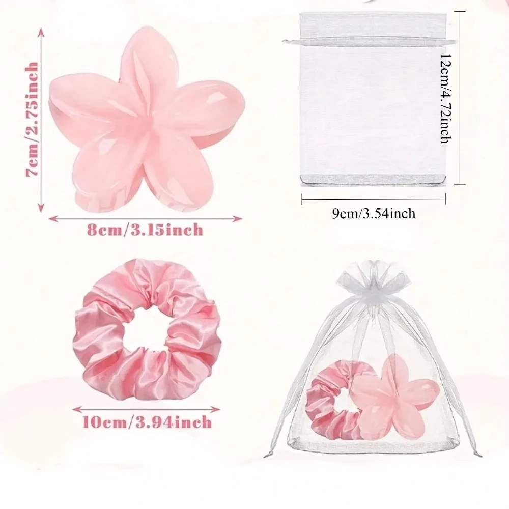 6/10/12/20 Sets Braut-Team Geschenkset | Blumenclips, Satin-Stirnbänder für Junggesellinnenabschiede, Hochzeiten, Geburtstage – Detail 7
