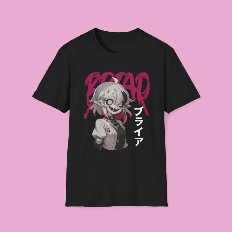 Briar , Fanart Shirt, Monotone, Japanese Style