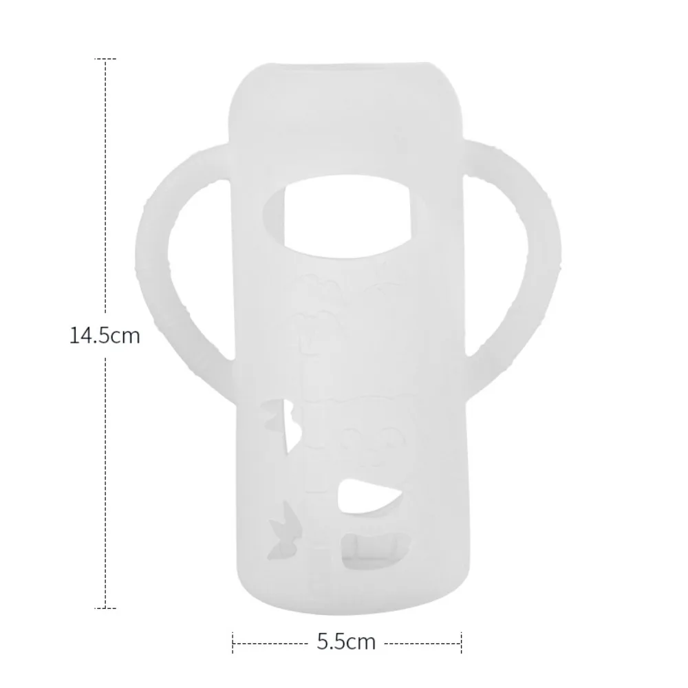 多機能哺乳瓶ハンドル イージーグリップ ソフトノーマルネックボトル 耐破損性哺乳瓶スリーブ ドクターブラウンズ用