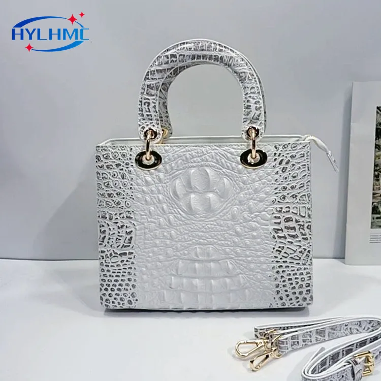 

Luxury Fashion Crocodile Leather Women Handbags Alligator Small Brand Shoulder Messenger Bag Female Temperament Bags 2024 New