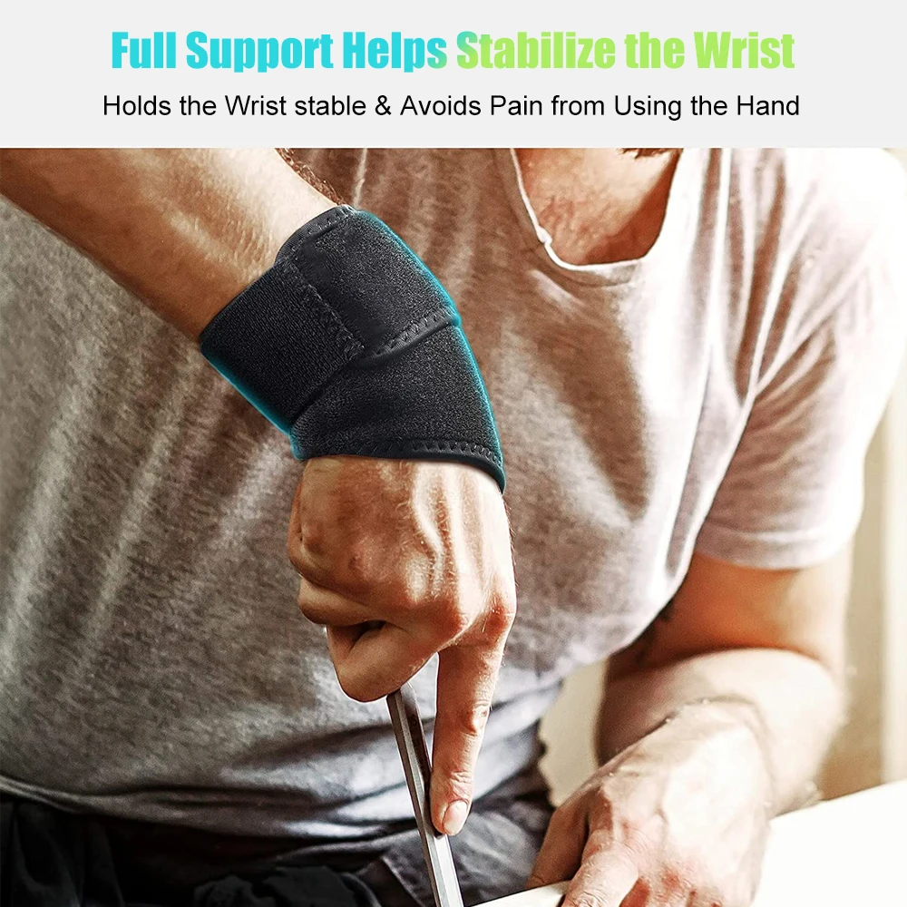 1 PCS Professional Wrist Band Support Adjustable Wrist Bandage Brace for Sport Wristband Compression Wrap Tendonitis Pain Relief