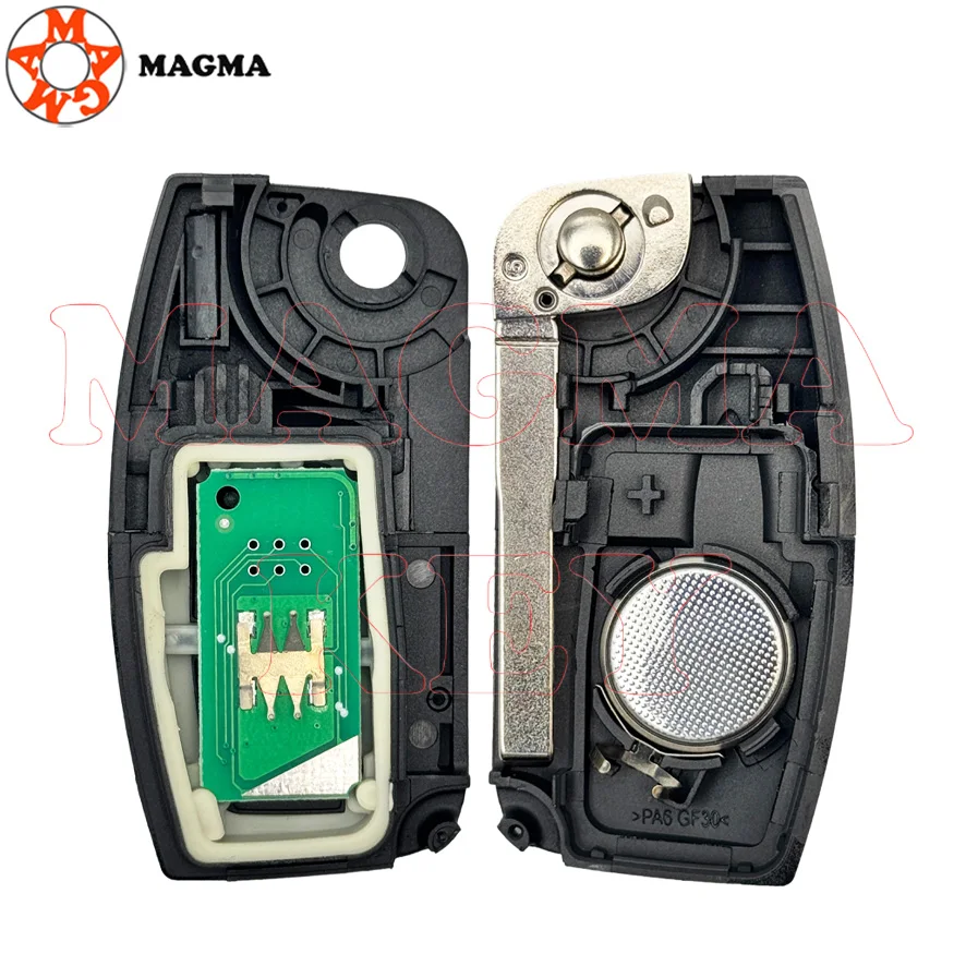 MAGMA 433MHz 4D63 40bit مفتاح السيارة عن بعد لفورد فيوجن فوكس مونديو فييستا جالاكسي HU101 شفرة مفاتيح السيارة الوجه #4