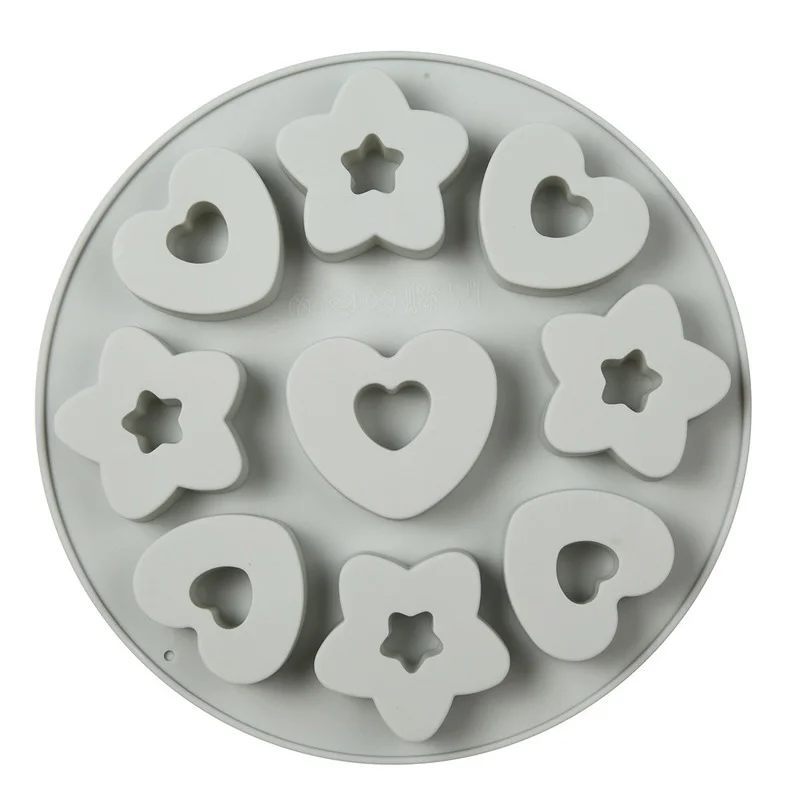 Love Donut Silicone Mold Cake   Five-Pointed Star Baking  Moon   Fondant s   