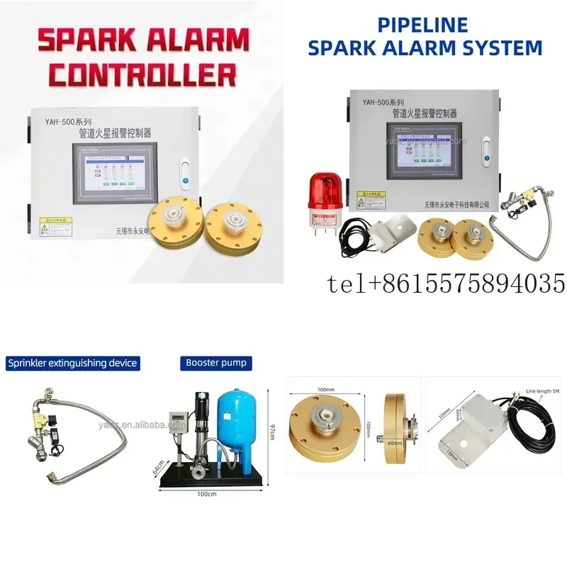 

Hot Industrial Pipelines Spark Detection Fire Suppression Water Spray Fire Extinguish System IP65 High Accuracy Dust